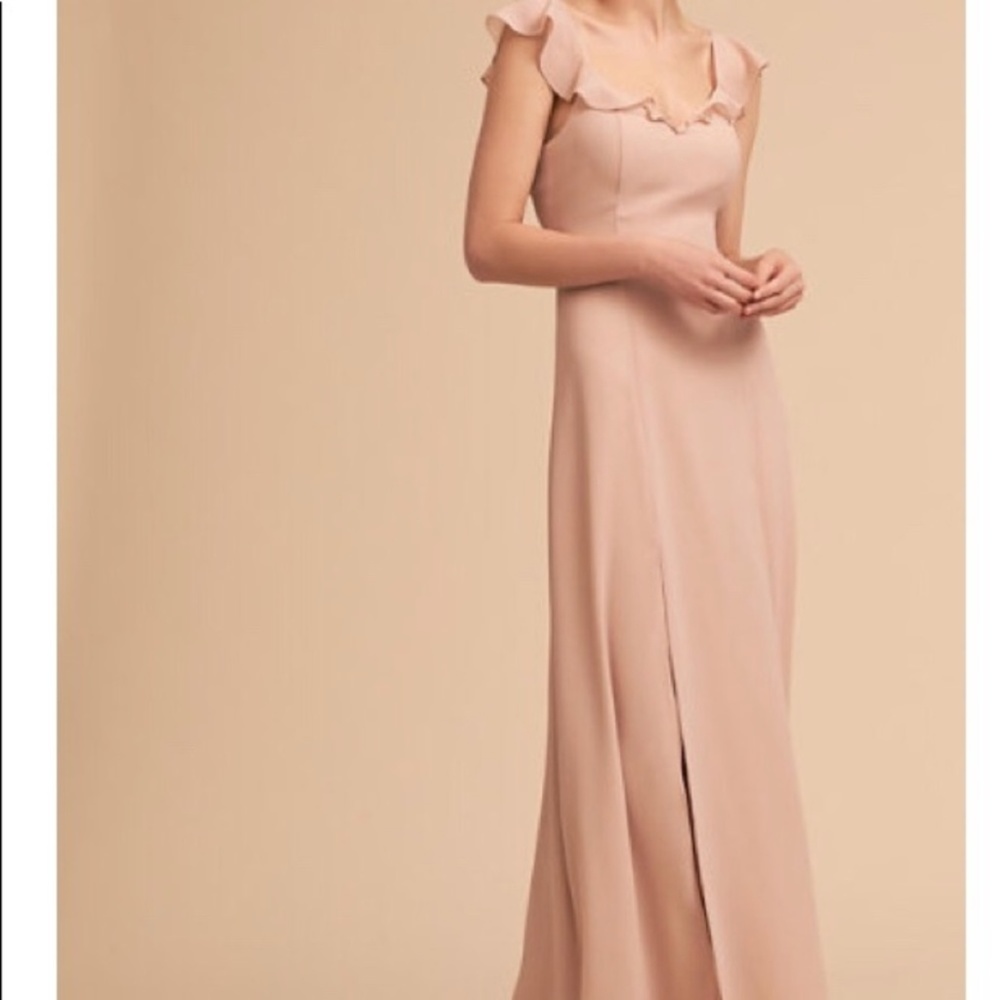 BHLDN Diana Dress, Cream/Nude